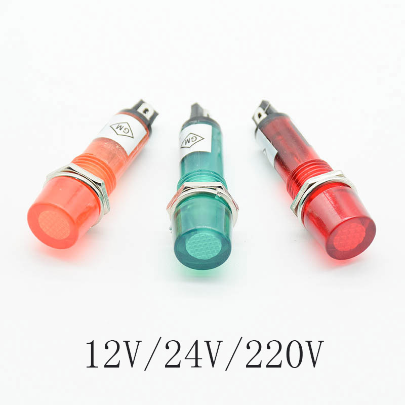 Signal Panel Orange - 5 pezzi 220V 12V 24V DC