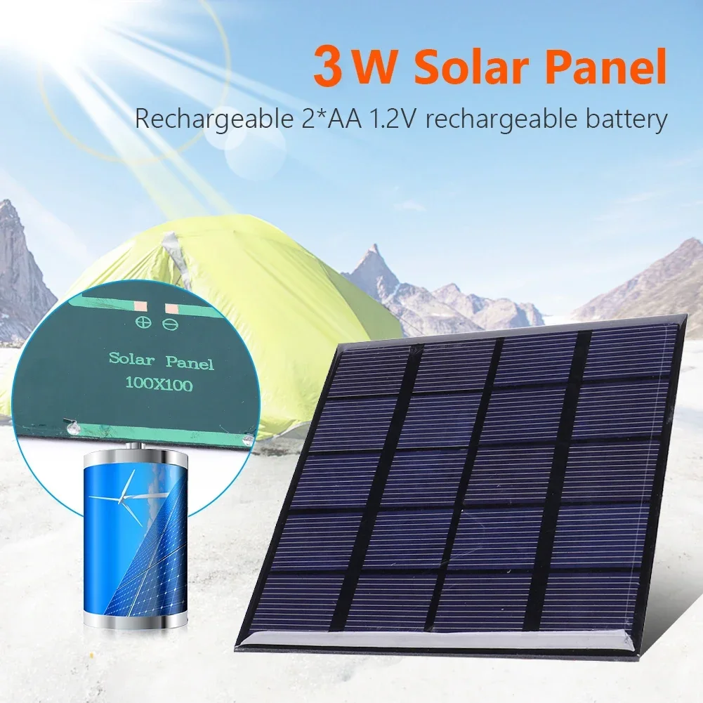 Solar Emergency Charger - Pannello solare 3W 5V Scheda solare