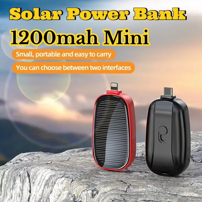 Mini power bank solare da 1200 - Solar Emergency Charger recensione e prezzo